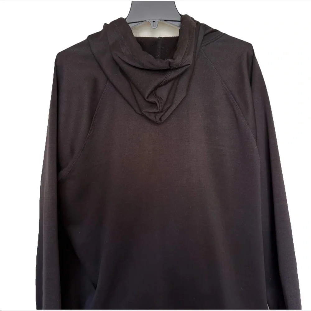 Eddie Bauer Hoodie Mens Large Black Motion FreeDry Full Zip Performance Fleece - Picture 7 of 12